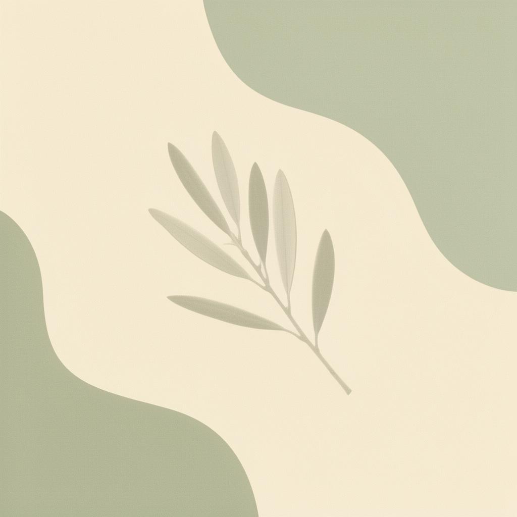 Composition apaisante — visuel d'identité Health & Wellness